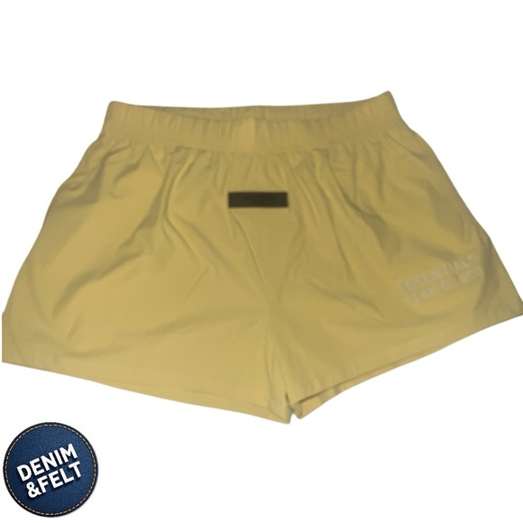 FEAR OF GOD ESSENTIALS WOMEN'S RUNNING SHORT | Color:LIGHT TUSCAN | NEW/NWT🔥🔥 - Picture 6 of 16
